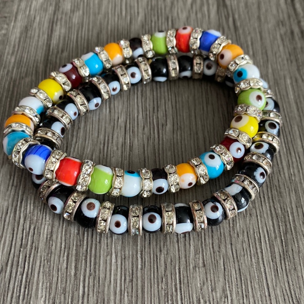2 Turkish Eye Bracelets